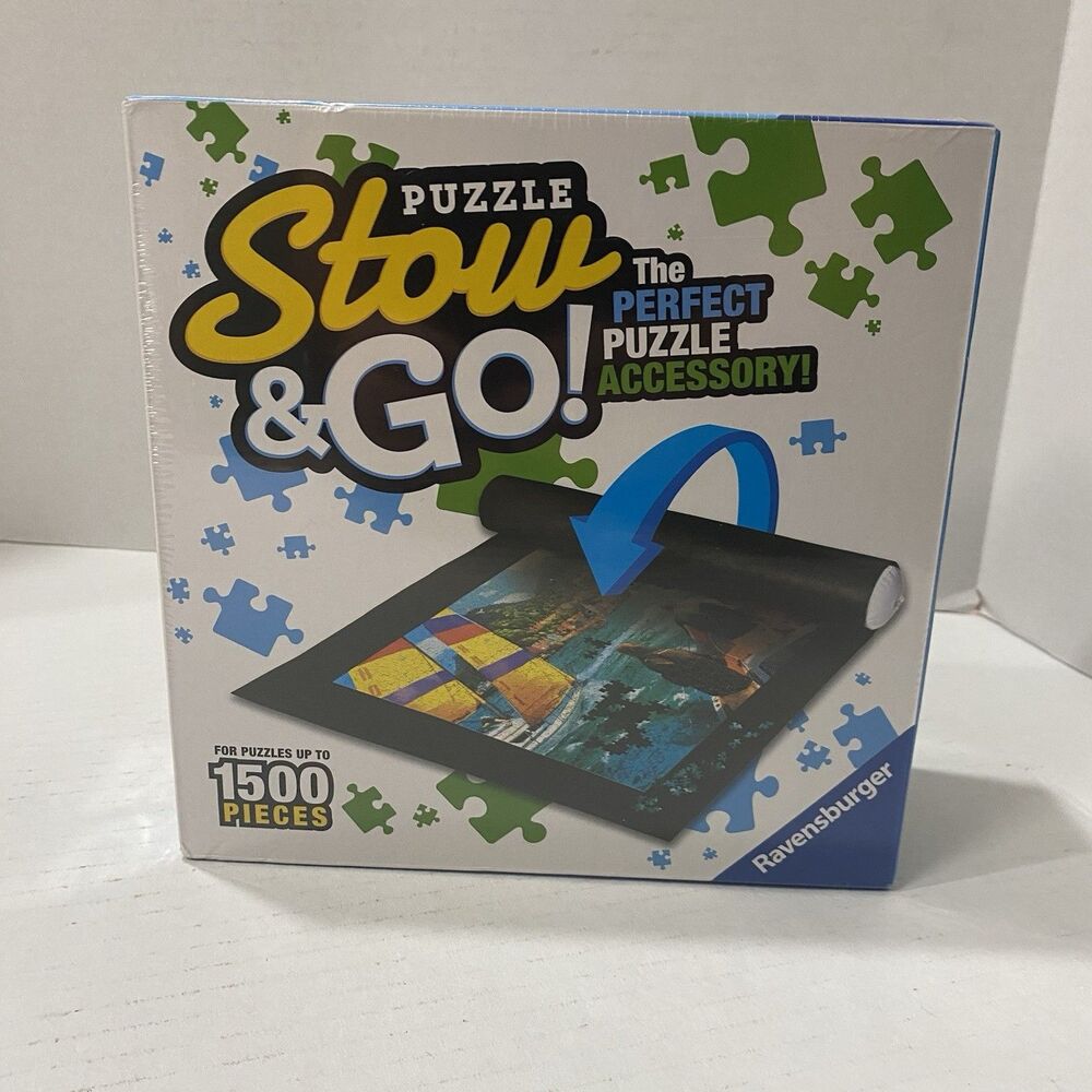 RAVENSBURGER STOW & GO - PUZZLE STORAGE MAT - UP TO 1500 PCS. - 46" x 26" - NEW